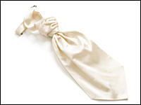 Kravatt set - gräddvit