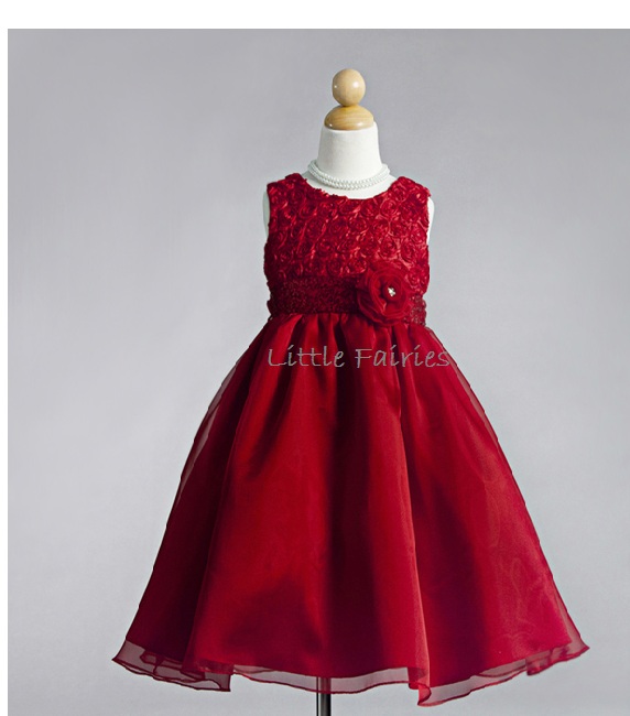 Näbbklänning Emma - röd