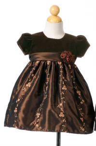 Finklänning Melinda - brun