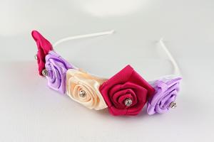 Diadem 5 blommor - multifärg