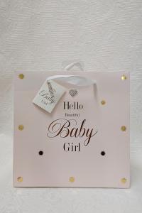 Presentpåse Hello Baby Girl