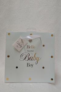 Presentpåse Hello Baby Boy