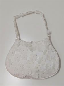 Handväska till brudnäbb - benvit