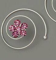 Curlies - rosa blomma