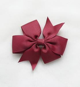 Hårrosett Vinröd