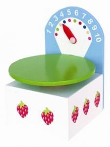 Färgglad våg i trä