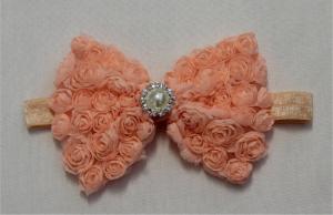 Hårband Diana - aprikos