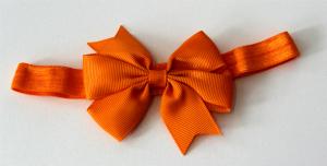 Hårband Rosett - orange