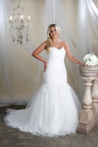 Brudklänning sjöjungfru