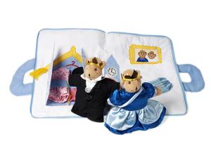 Kung och drottning nalleväska