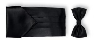 Cummerband set - svart