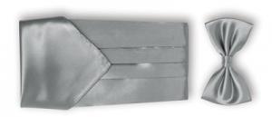 Cummerband set - silver