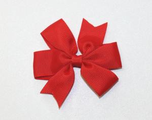 Hårspänne Rosett - röd