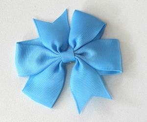 Hårspänne Rosett - ljusblå