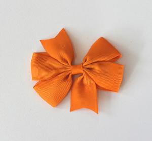 Hårspänne Rosett - orange