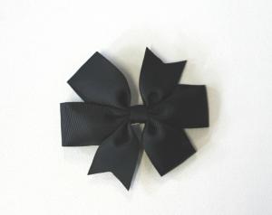 Hårspänne Rosett - svart