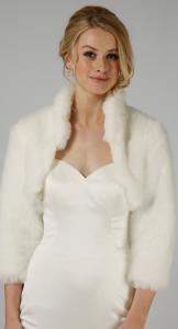 Brudjacka i fuskpäls