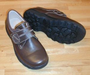 Brun promenadsko i skinn