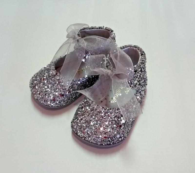 Glitter babyskor