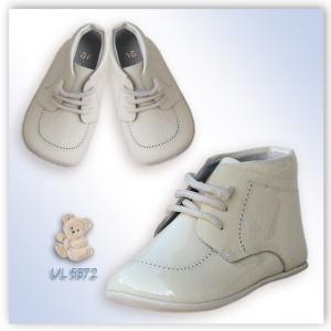 Lackskor Baby - gräddvit