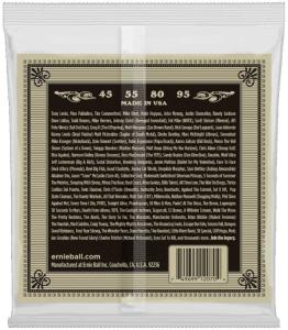 Ernie Ball 2070 Earthwood Acoustic Bass Phosphor Broonze 045-095