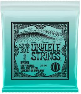 Ernie Ball 2326 Black Nylon Ball-end Ukulele Strings