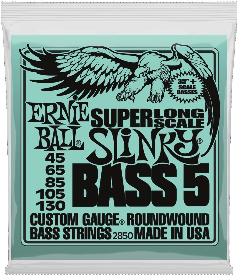 Ernie Ball 2850 Bass Slinky Super Long Scale 5-string 045-130