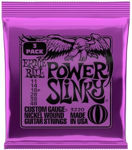 Ernie Ball 3220 Power Slinky 011-048 3-pack