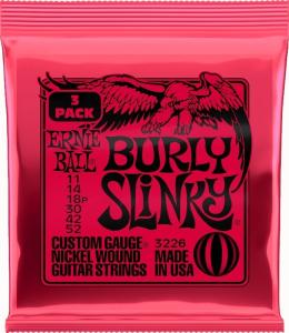 Ernie Ball 3226 Burly Slinky 011-052 3-pack