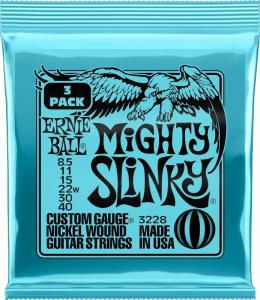 Ernie Ball 3228 Mighty Slinky 0085-040 3-pack