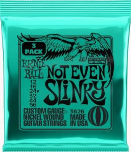 Ernie Ball 3626 Not Even Slinky 012-056 3-pack