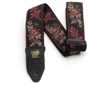 Ernie Ball 4142 Axelband - Red Rose