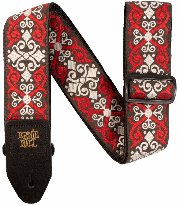 Ernie Ball 4695 Axelband Red Trellis