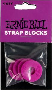 Ernie Ball 5618 Strap Blocks Purple 4-pack