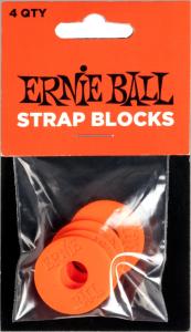 Ernie Ball 5620 Strap Blocks Red 4-pack