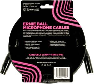 Ernie Ball 6388 Microphone Cable 6m - Svart