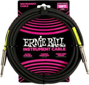 Ernie Ball 6399 Instrument Cable 4,5m - Svart