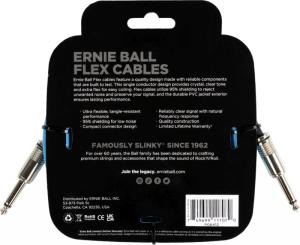 Ernie Ball 6412 Instrumentkabel 3m - Blå