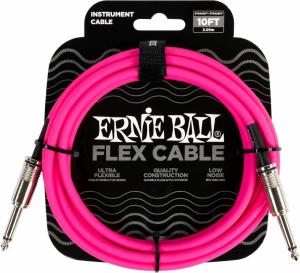 Ernie Ball 6413 Instrumentkabel 3m - Rosa