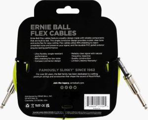 Ernie Ball 6414 Instrumentkabel 3m - Grön