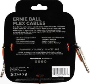Ernie Ball 6416 Instrumentkabel 3m - Orange