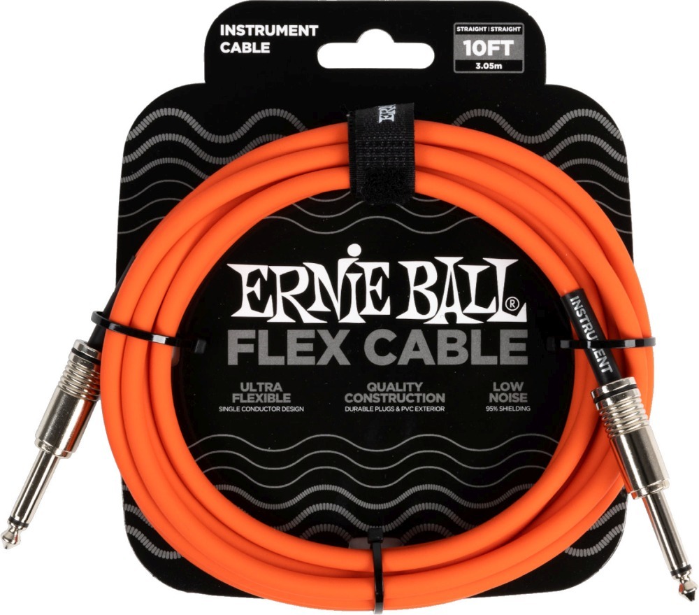 Ernie Ball 6416 Instrumentkabel 3m - Orange