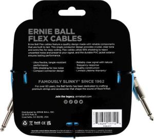 Ernie Ball 6417 Instrumentkabel 6m - Blå