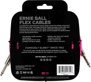 Ernie Ball 6418 Instrumentkabel 6m - Rosa