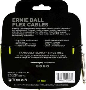 Ernie Ball 6419 Instrumentkabel 6m - Grön