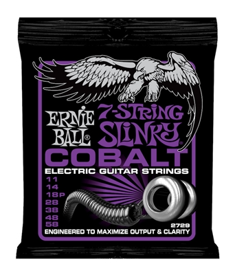 Ernie Ball 2729 Cobalt Power Slinky 7-string 011-058