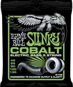 Ernie Ball 2736 Bass Cobalt Slinky 5-string 045-130