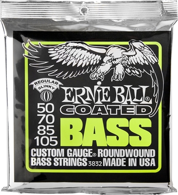 Ernie Ball 3832 Bass Coated Regular Slinky 050-105
