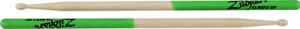 Zildjian 5A Green Dip Maple Drumsticks Wood Tip