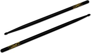 Zildjian 5A Acorn Black Hickory Drumsticks Wood Tip